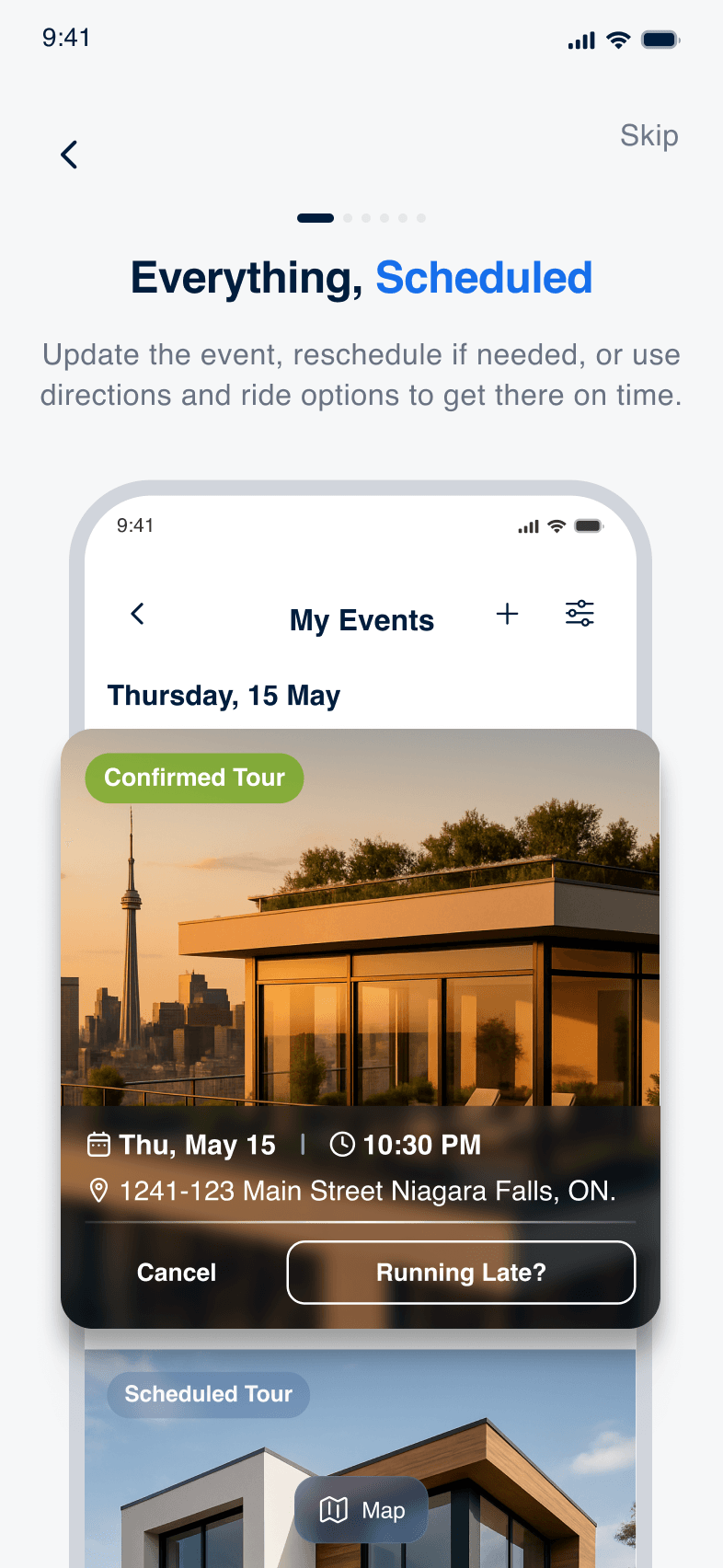 Everything, Scheduled — Revun mobile screenshot