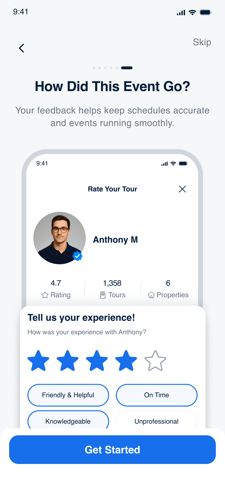 Rate Your Experience — Revun mobile screenshot