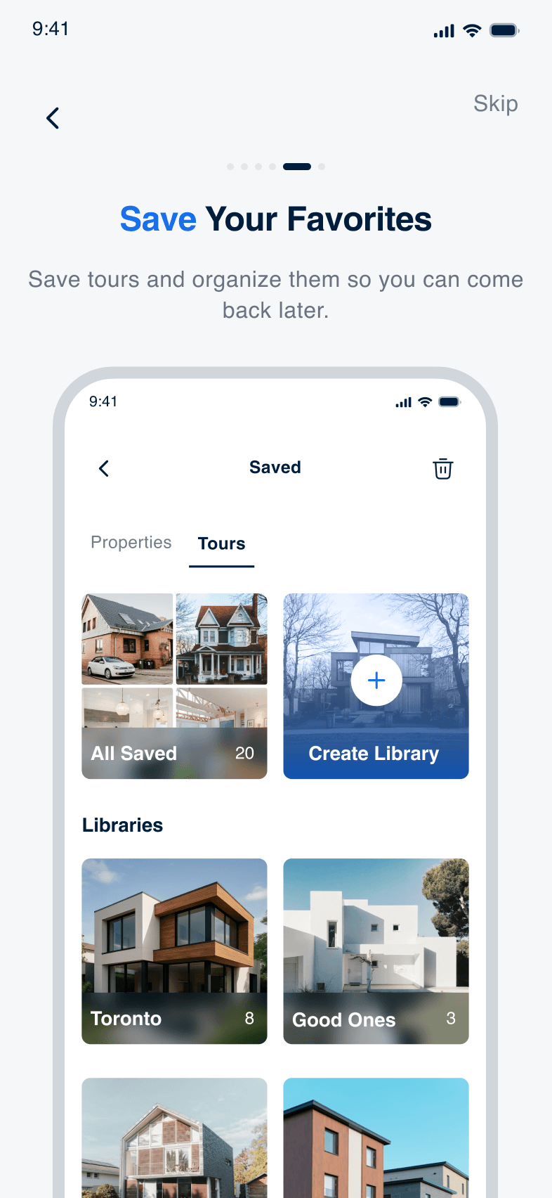 Save Your Favorites — Revun tour discovery screenshot